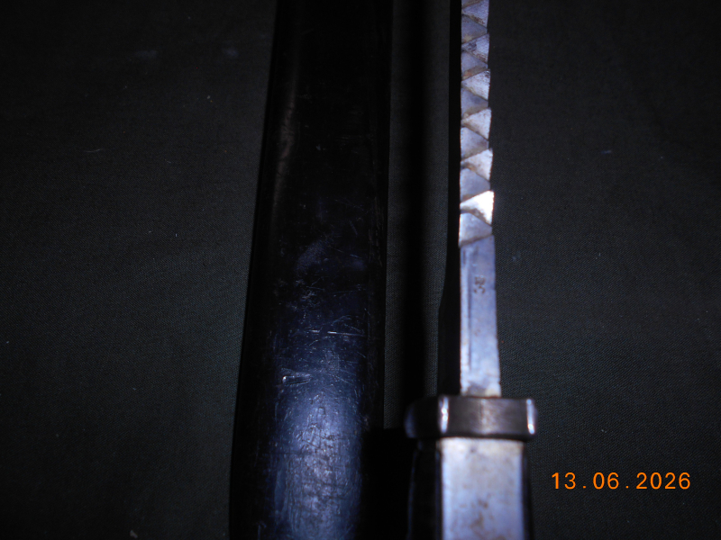 Seitengewehr Bajonett SG 98/05 Sägerücken Dürkopp – zdjęcie 4