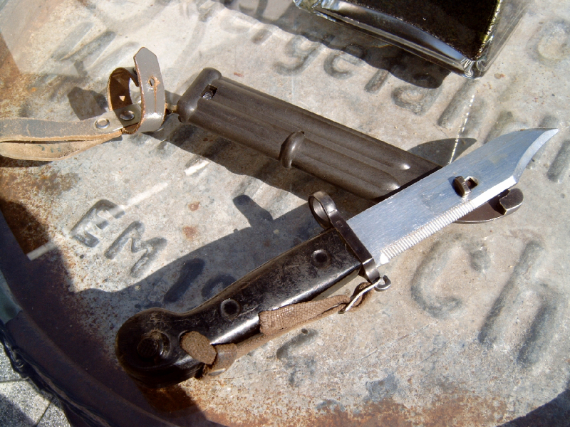 Bajonett für AK 47, Kalaschnikow DDR – billede 3