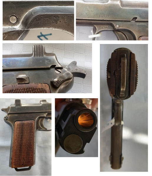 Pistole 1912 Steyr, Bayern 1.WK – Bild 3