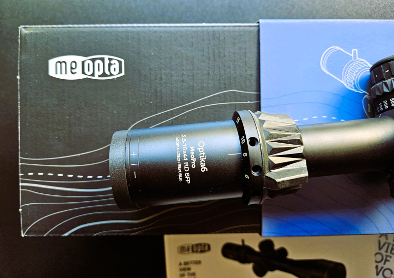 Meopta Zielfernrohr Optika6 2,5–15x44 SFP / RD SFP Absehen 4C Beleuchtet Neuware – obrázek 2