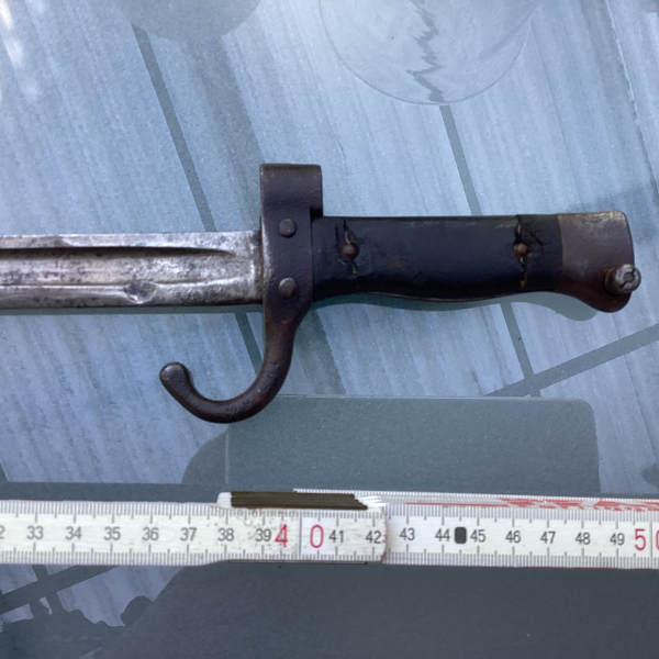 Altes Bajonett Berthier Mod. 1892 ohne Scheide – Bild 4