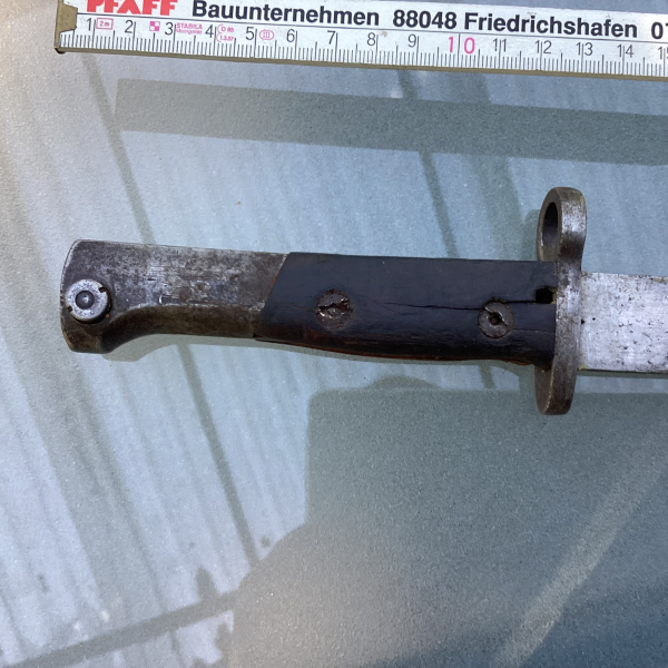 Altes Bajonett, ohne Scheide 1 – Bild 3