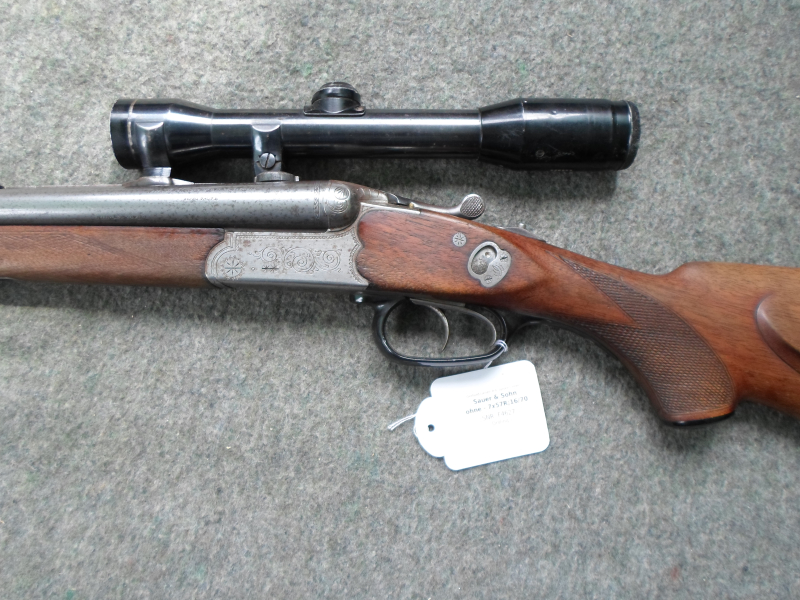 Drilling Sauer & Sohn 7 x 57 R, 16/70, ZF 4 x 32 – obrázek 6