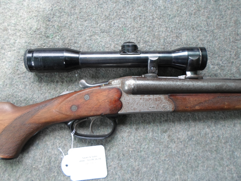 Drilling Sauer & Sohn 7 x 57 R, 16/70, ZF 4 x 32 – obrázek 4