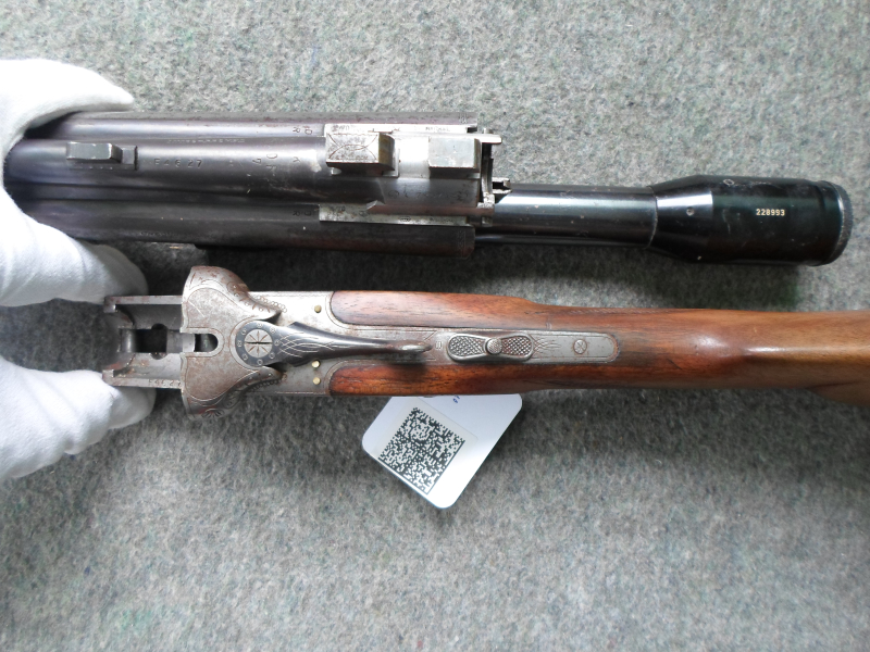 Drilling Sauer & Sohn 7 x 57 R, 16/70, ZF 4 x 32 – obrázek 2