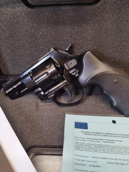 Ekol Viper 2,5" Schreckschuss Revolver 22 lang Knall & 6mm Flobert !!Neuware!! – Bild 3