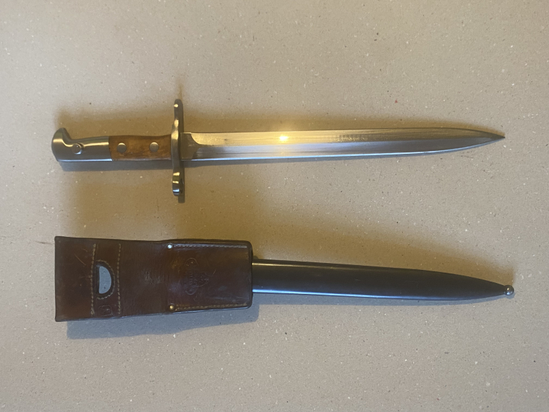 Schweizer Bajonett für K96/11 Oder K31 mit Koppelschuh – billede 2