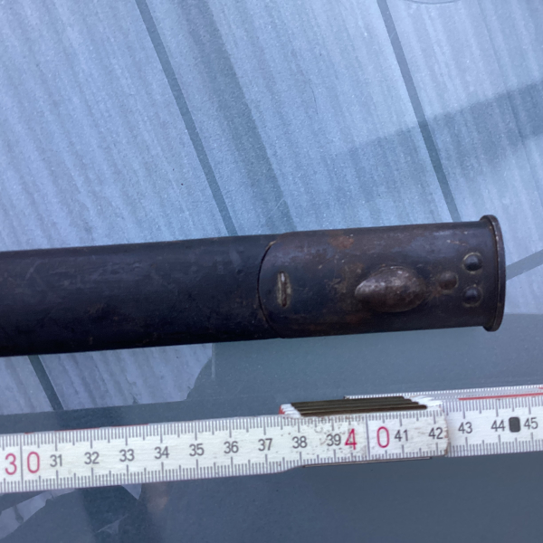Alte Scheide Enfield Bajonett MK II, Leder – Bild 2
