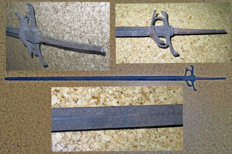 Alter Degen Klinge Fragment 18. Jahrhundert – Bild 2