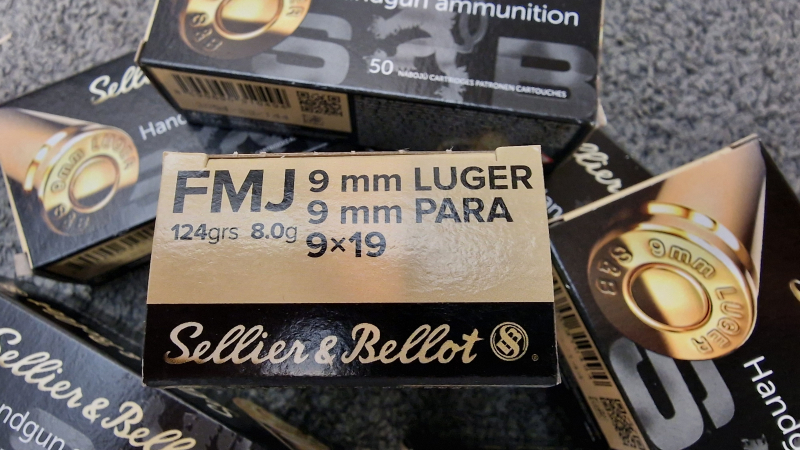 9mm Luger Sellier & Bellot. 350 Stck. – Bild 2