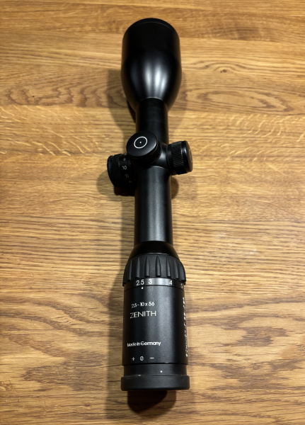 Schmidt & Bender Zenith 2,5-10x56 Absehen FD7 / 1. Bildebene / Leuchtpunkt – afbeelding 2