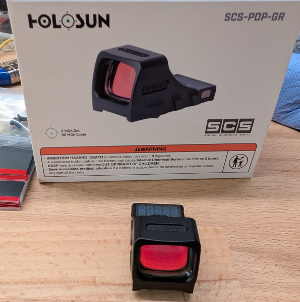 Holosun SCS Walther PDP SCS-PDP-GR Red Dot Reflexvisier – nuotrauka 2