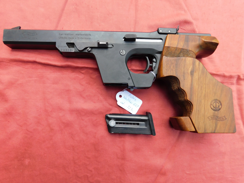 Walther GSP Kal. 22 LR mit Verschlussfang!! Über das Magazin! – obrázek 2