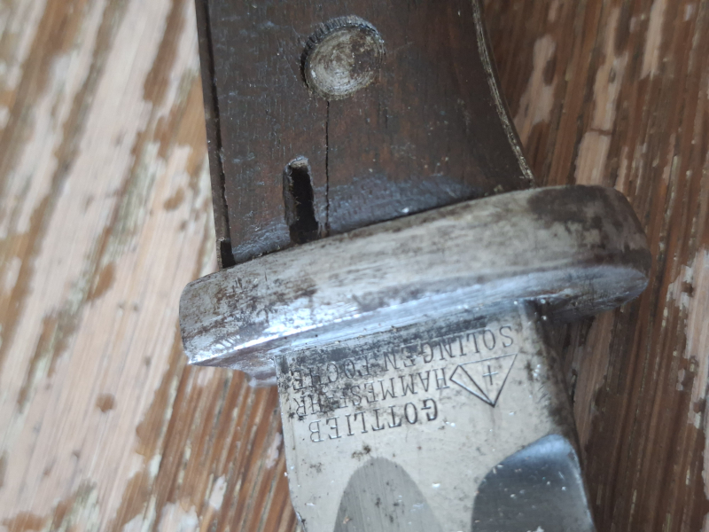 Bajonett, ex Säge , Hammersfahr mit koppelschuh – image 6