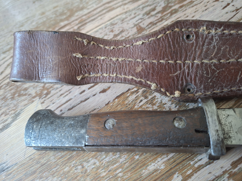 Bajonett, ex Säge , Hammersfahr mit koppelschuh – image 2