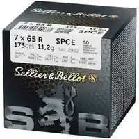 Sellier&Bellot 7x65R SPCE 173gr. 11,2g 50 Stück – Bild 2