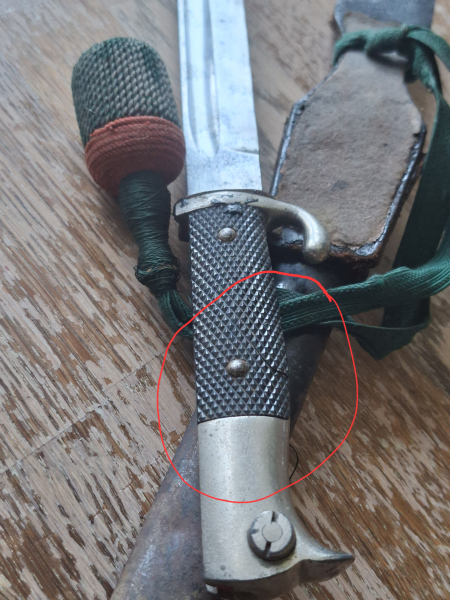 Ausgeh Seitengewehr mit Koppelschuh und Portepee – Bild 3
