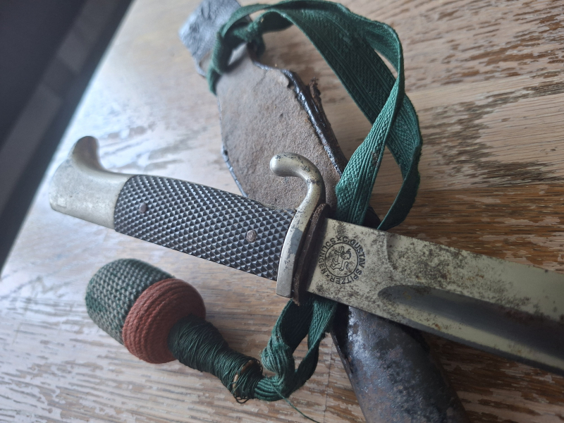 Ausgeh Seitengewehr mit Koppelschuh und Portepee – Bild 6