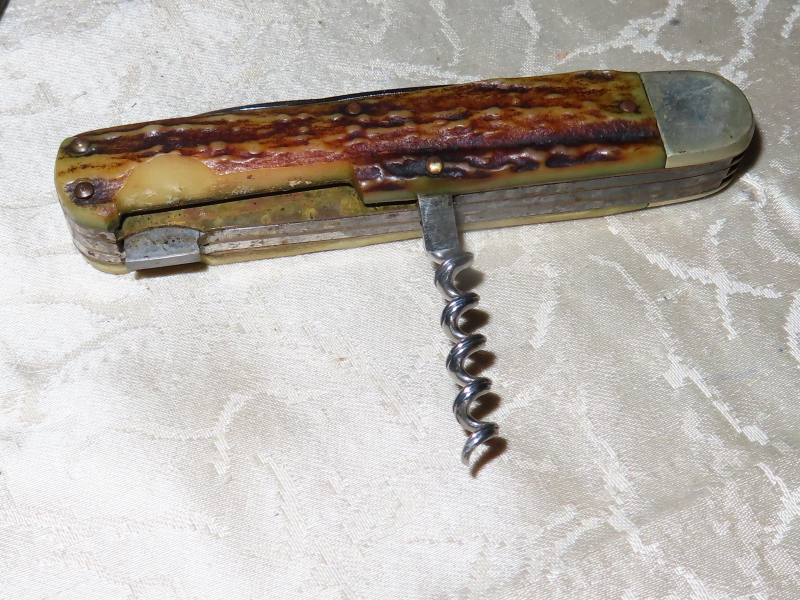 Jagdmesser Taschenmesser mit Horngriff ! – Bild 4