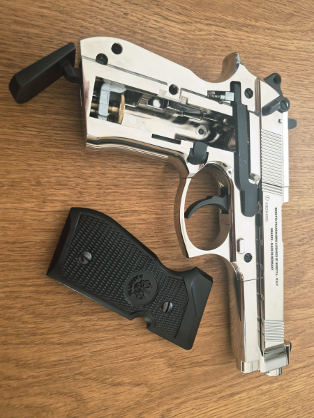 Umarex Pietro Beretta Mod. 92 FS in chrome, Kaliber 4,5mm Co2 – Bild 4