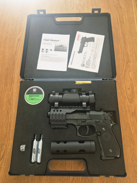 Umarex Pietro Beretta XX-Treme, schwarz, Kaliber 4,5mm Co2 – Bild 4