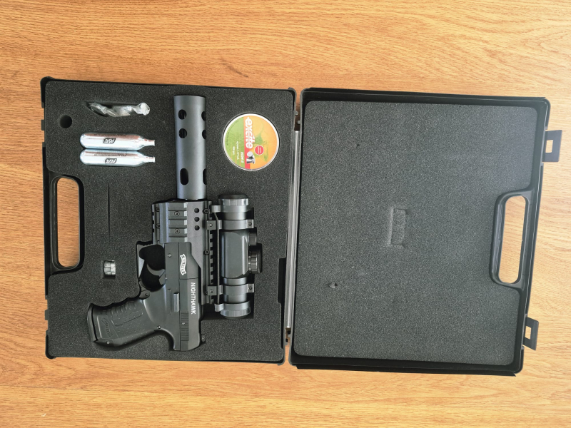 Umarex Walther NIGHTHAWK, schwarz, Kaliber 4,5mm Co2 – Bild 3