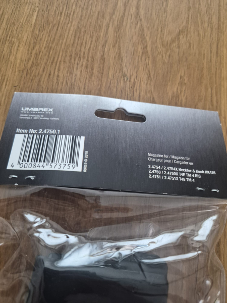 Ersatzmagazin für RAM HK416 T4E und T4E TM4 RIS für das Caliber .43 ORIGINALVERPACKT – kuva 3