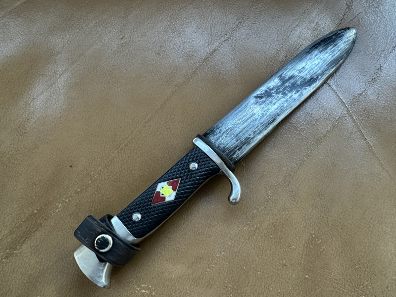 ===>Hubertus Solingen HJ-Messer -Fahrtenmesser „Blut und Ehre“ komplett sehr selten so Sammlerstück! – Bild 6