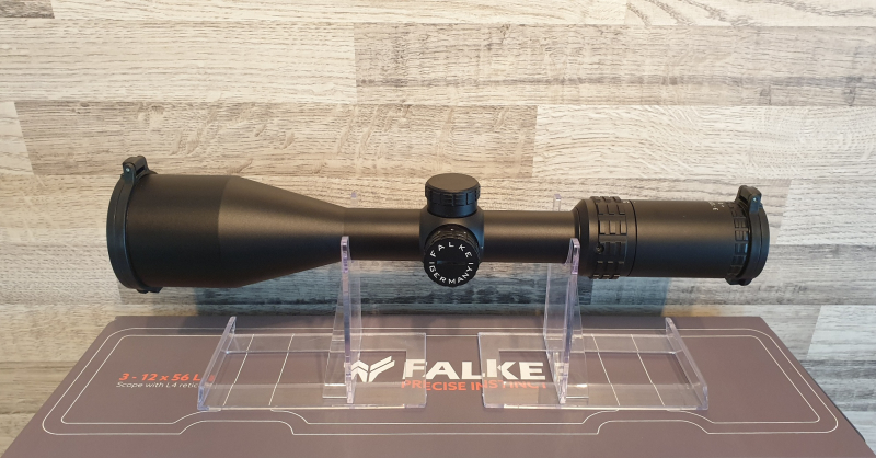 Neuware vom Fachhandel - Zielfernrohr FALKE 3-12x56 L4 Absehen 4 Leuchtpunkt – Bild 2