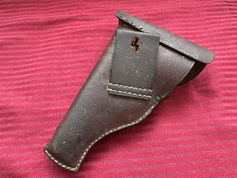 ==>Seltenes Original 1.Weltkrieg Lederholster Tasche -7.65 Pistole -Wunderlich Berlin 1917-Abnahme!! – Bild 2
