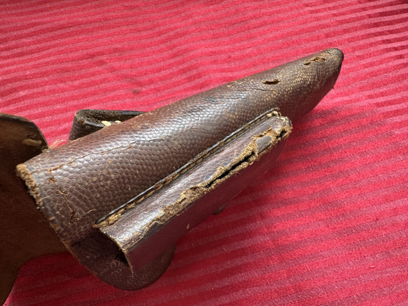 ==>Seltenes Original 1.Weltkrieg Lederholster Tasche -7.65 Pistole -Wunderlich Berlin 1917-Abnahme!! – Bild 5