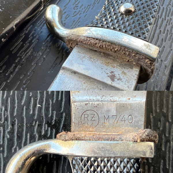 +++ HJ - Messer /Dolch Fahrtenmesser - RZM M7/40 gut erhalten +++ – image 3