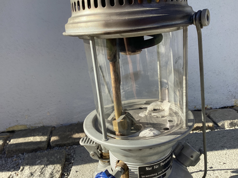 BW - Petromax Starklichtlampe Typ 829-500 CP mit Metallbox – Bild 5