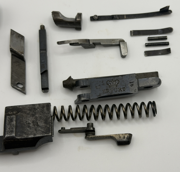 Original P08 Artillerie - LP 08 - ERFURT 1914 - KONVOLUT Nr. 41 Kaiserliche Abnahme WK1- SEHR SELTEN – Bild 2