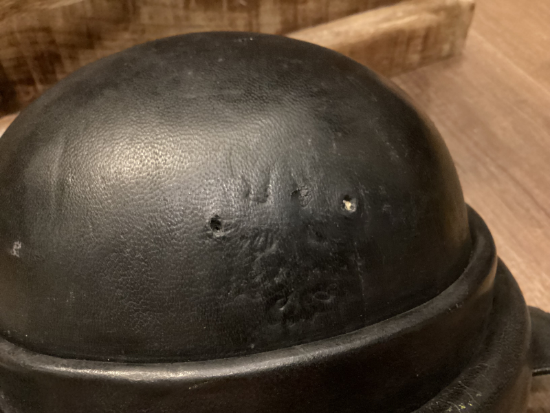 Leder Helm spanischer Krad Fahrer Helm – kuva 2