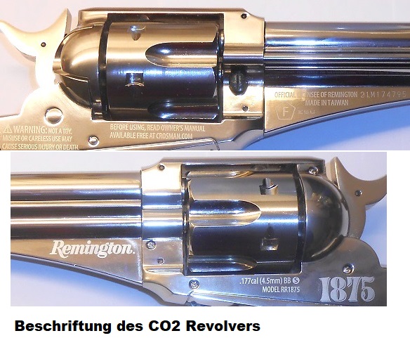 CO2 Revolver "Remington 1875" – Bild 4