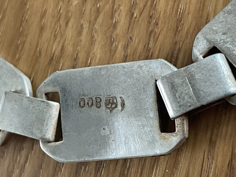 SS Totenkopfkette / Totenkopfarmband – Bild 5