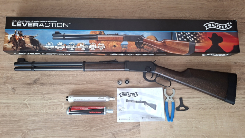 Walther Lever Action "BLACK DUST" 88g CO2 - 4,5mm Diabolo – billede 2