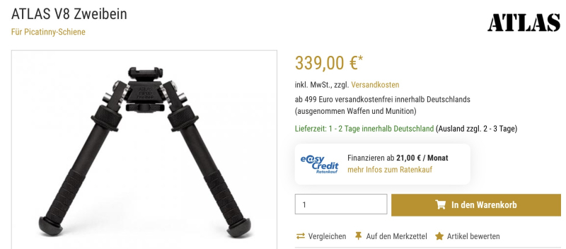 Zweibein Atlas V8 – Bild 4