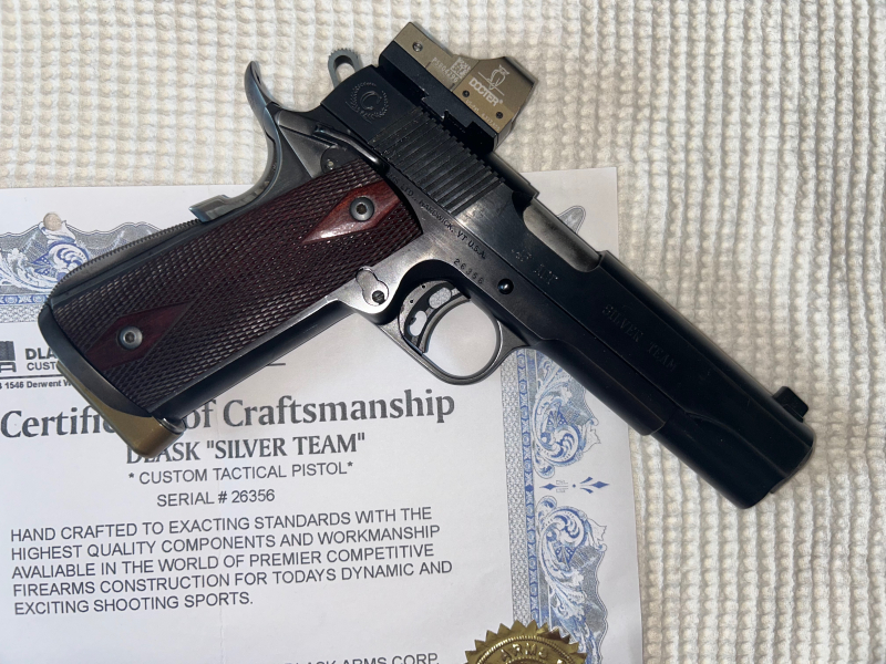 Dlask Silver Team, 5“-Lauf, .45 ACP, 1911 – Bild 2