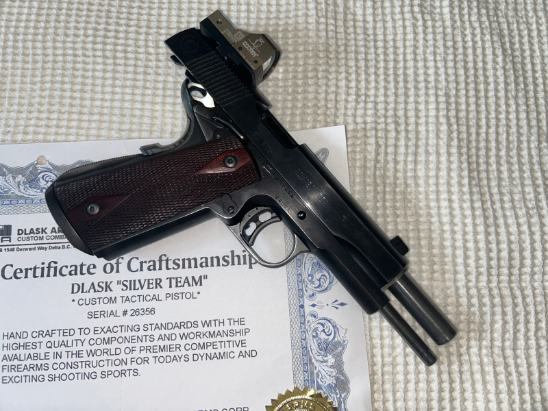 Dlask Silver Team, 5“-Lauf, .45 ACP, 1911 – Bild 3