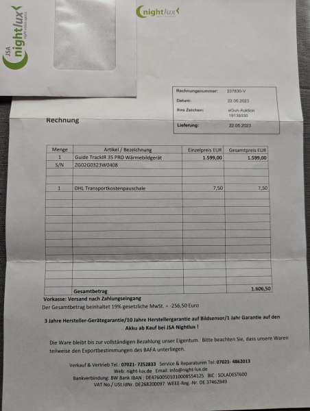 Guide Track IR 35 Pro Wärmebildkamera – Bild 5