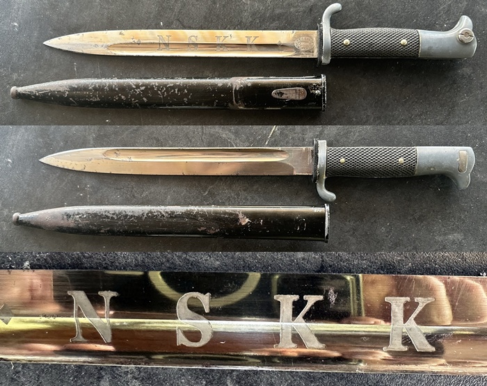 -AUSGEHSEITENGEWEHR 98 LANG MIT ÄZUNG NSKK- – imagem 2