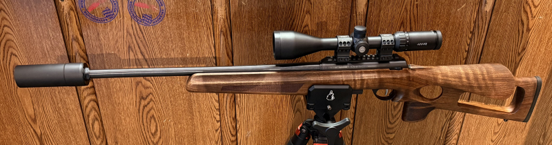 Anschütz Repetierbüchse kpl. 1771 Lochschaft 17 hornet mit 4-12x50 leucht zf und hausken dämpfer – imagen 3