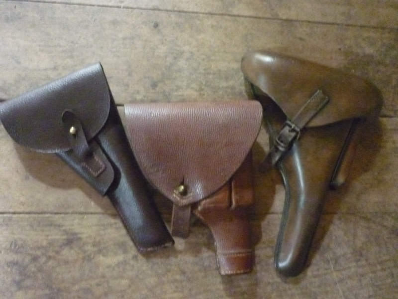 08 Pistolentasche Marine Pistolentasche 08 Konvolut 3 Holster Koffertasche Revolverholster – Bild 6