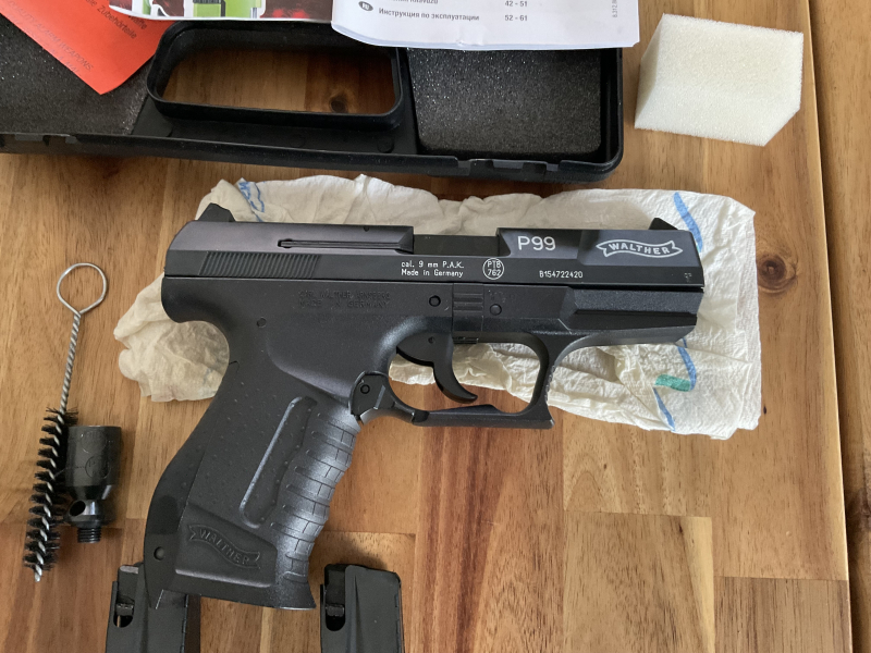 Umarex Walther P99 PAK Schreckschuss – Bild 3