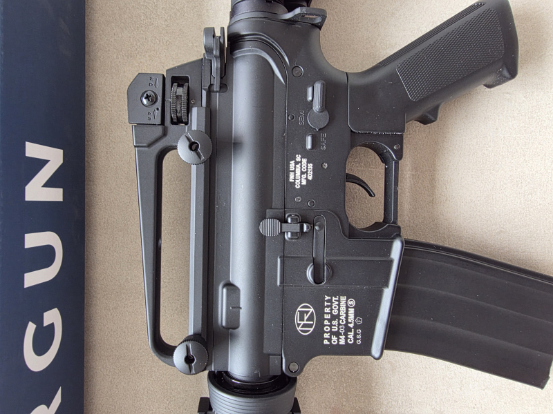 Herstal FN M4-03 R.I.S. CO2 Airgun Replica / Schalldämpfer – billede 2