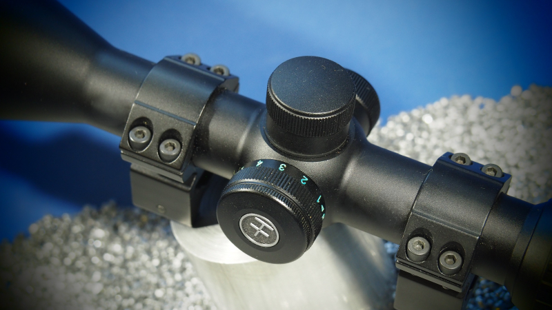 Hawke Zielfernrohr Vantage 4-12x50 IR AO, mit Leuchtabsehen "Mil-Dot", und Montage, Wie neu ! – slika 3