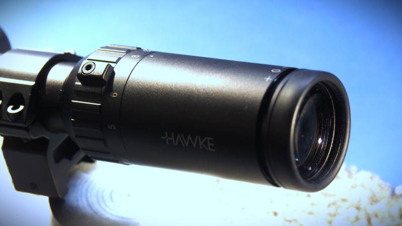 Hawke Zielfernrohr Vantage 4-12x50 IR AO, mit Leuchtabsehen "Mil-Dot", und Montage, Wie neu ! – slika 5