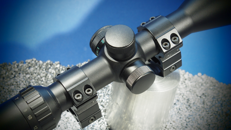 Hawke Zielfernrohr Vantage 4-12x50 IR AO, mit Leuchtabsehen "Mil-Dot", und Montage, Wie neu ! – slika 2